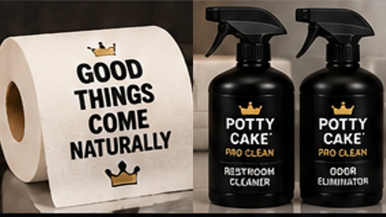 PottyCake funny gifts and practical bathroom products