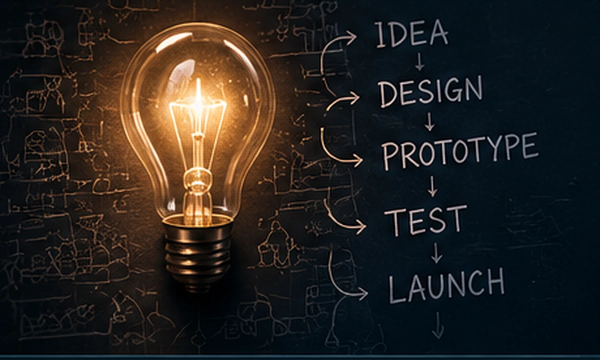 Product development concept image